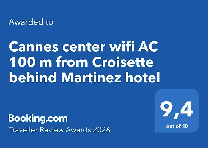 شقة Croisette Studio, Steps From Beach, Behind Martinez Ac Wifi